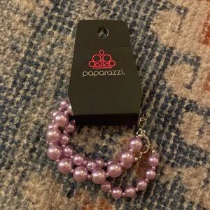 Purple Pearl bracelet